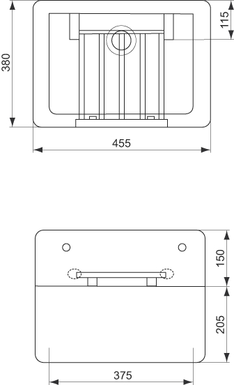 Poste d'eau Service avec grille porte-seau S593901 Porcher