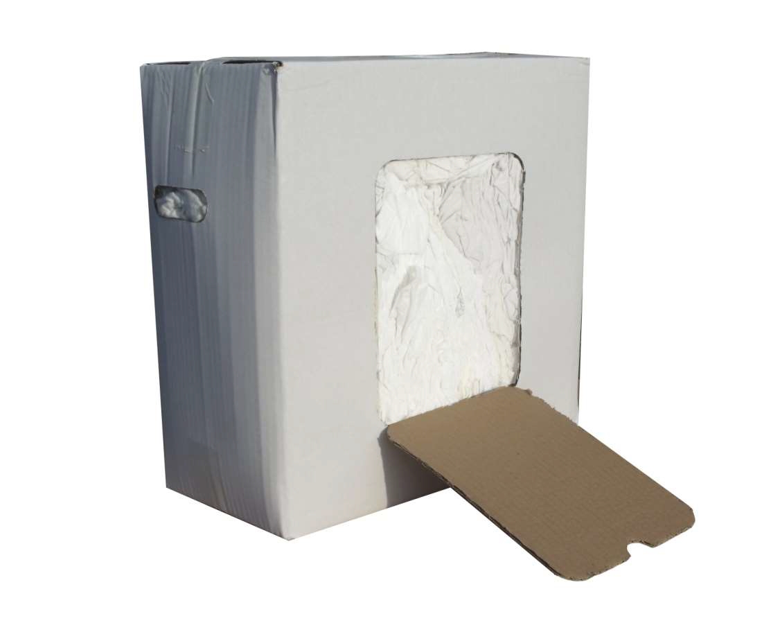  Chiffon d'essuyage ETC0001 - Blanc - 10 kg 