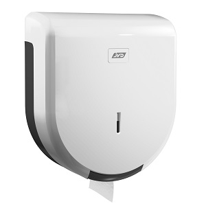 Distributeur papier hygienique Maxi Jumbo M45 - Blanc Cristal Distribution