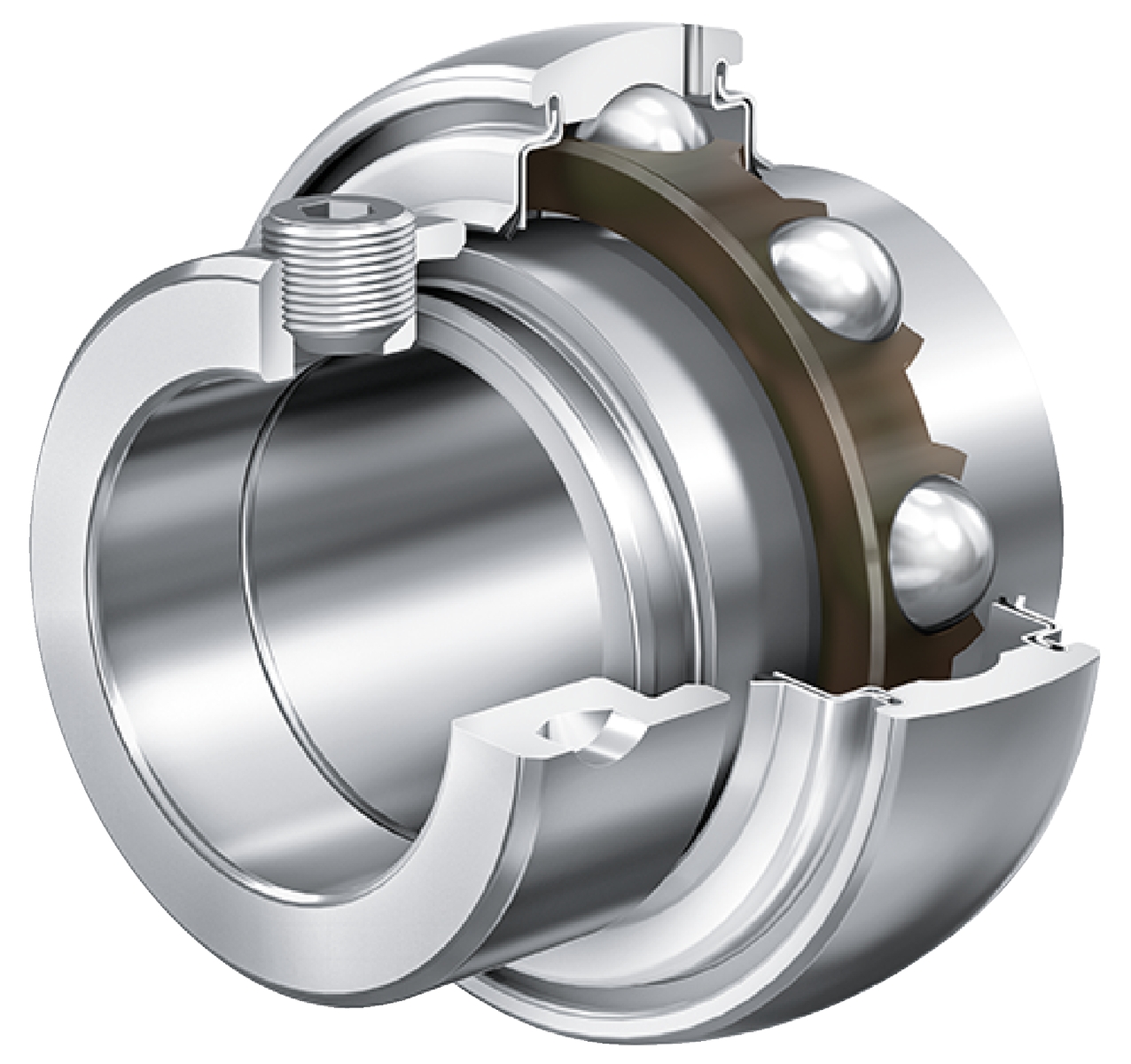 Roulements auto-aligneurs acier revêtu anti-corrosion série GE