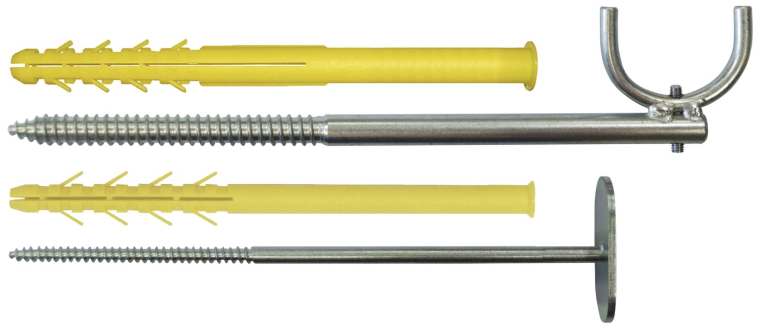 Fixation radiateur en fonte