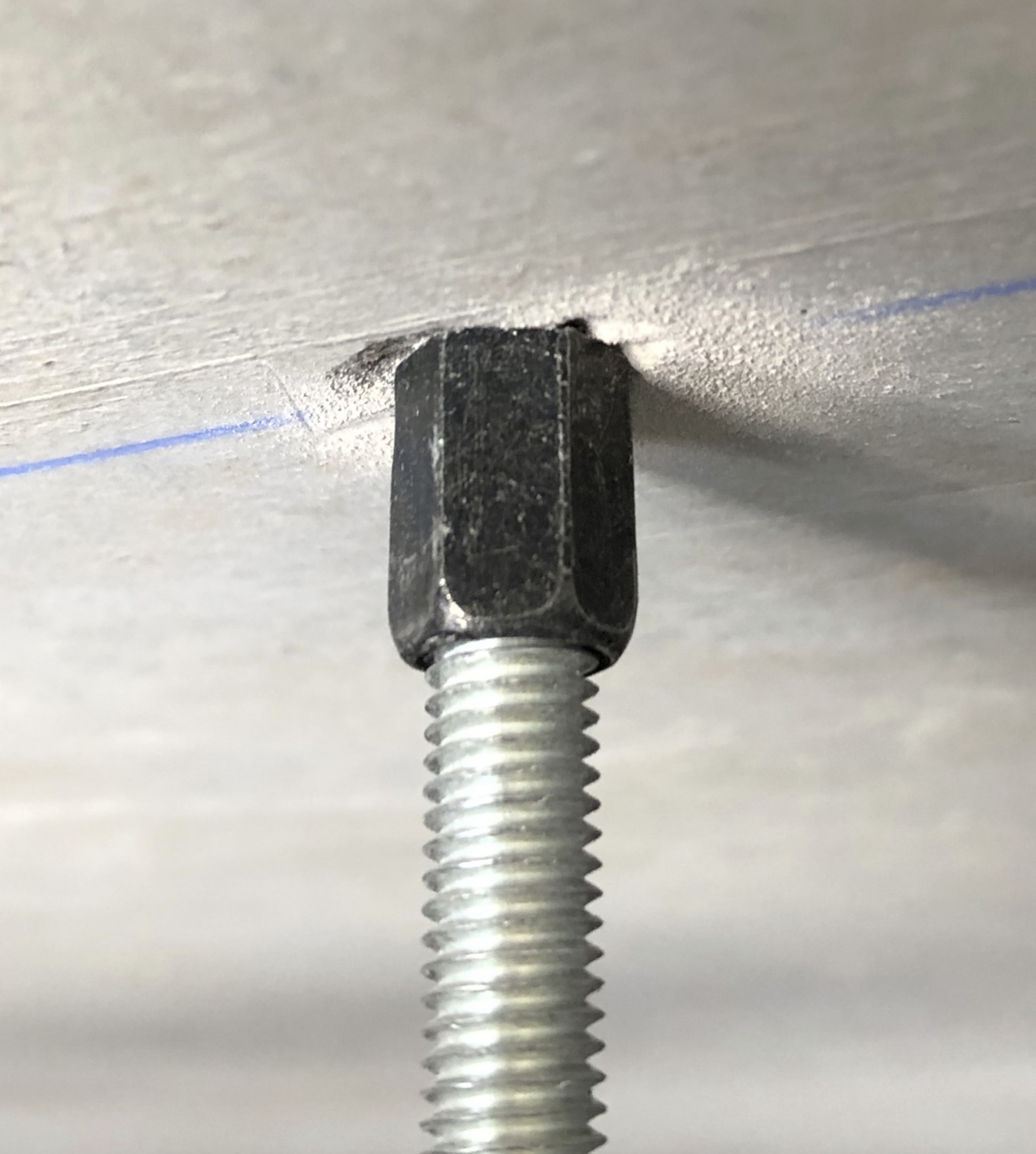 Piton de suspension direct béton pour tige filetée ING Fixations