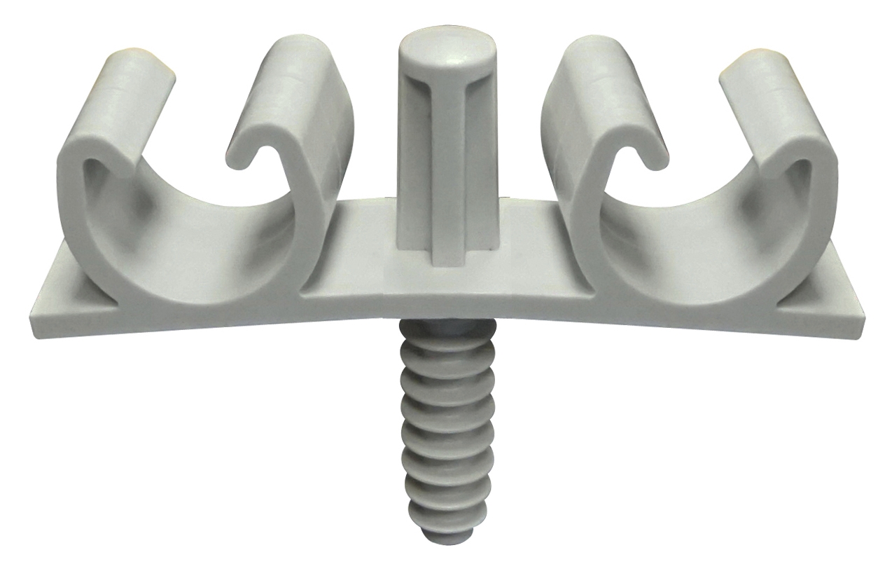 Collier de fixation Fix-Ring pour tubes IRO et gaines ICT gris