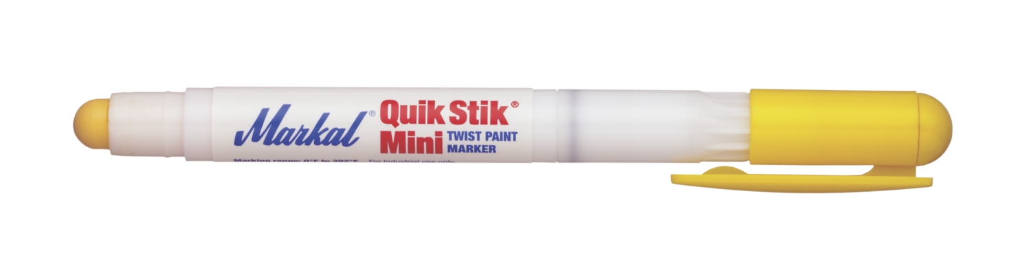 Markal Quik Stik Mini Twist Paint Marker, Yellow