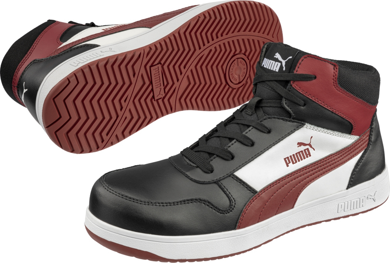 Chaussures de sécurité hautes Frontcourt - Noir/Blanc - S3L ESD FO HRO SR Puma Safety