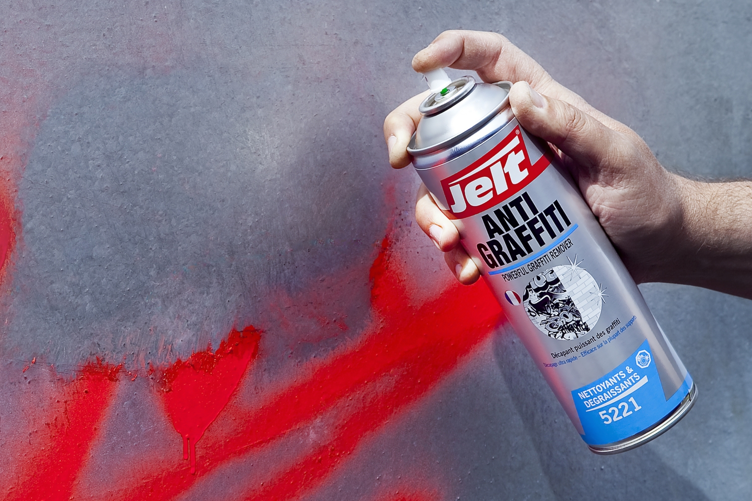 Nettoyant antigraffitis Jelt