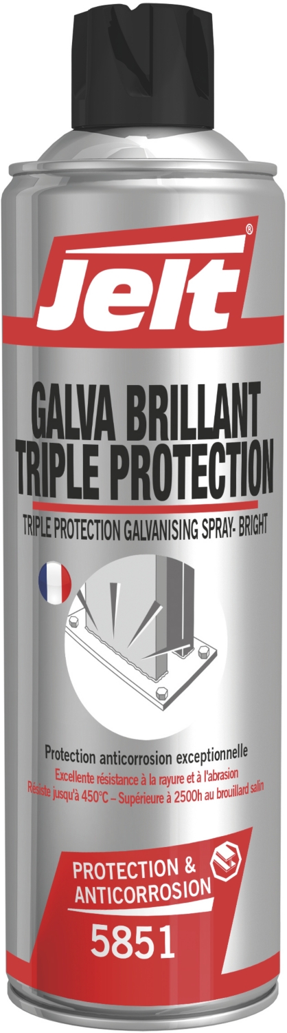 Galvanisation brillante triple protection Jelt