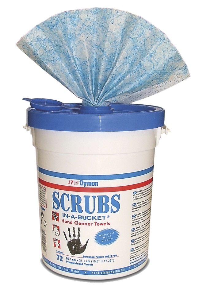 Lingettes nettoyantes Scrubs - 2 seaux de 72 + 1 étui de 15 Jelt