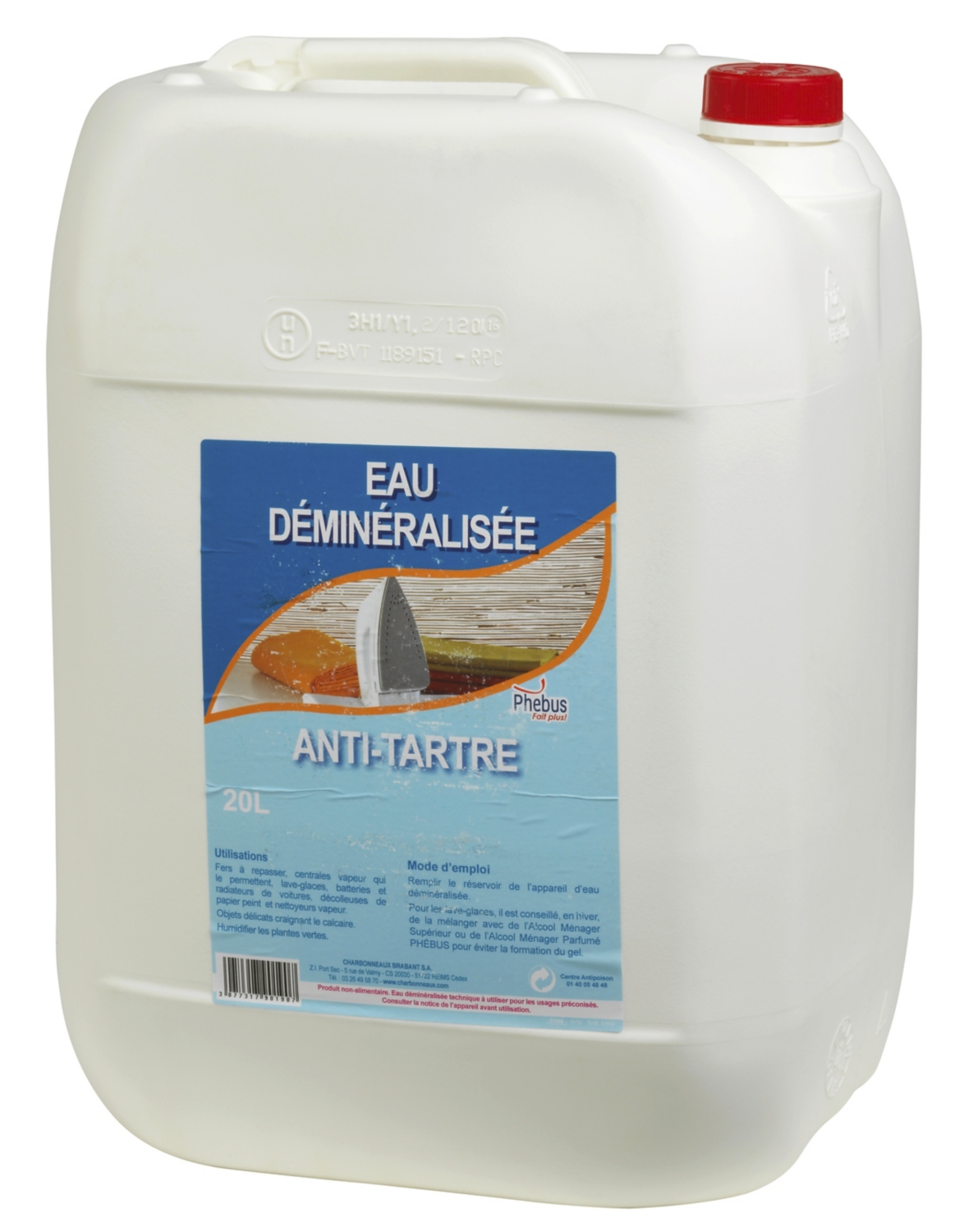 Eau déminéralisée 5L