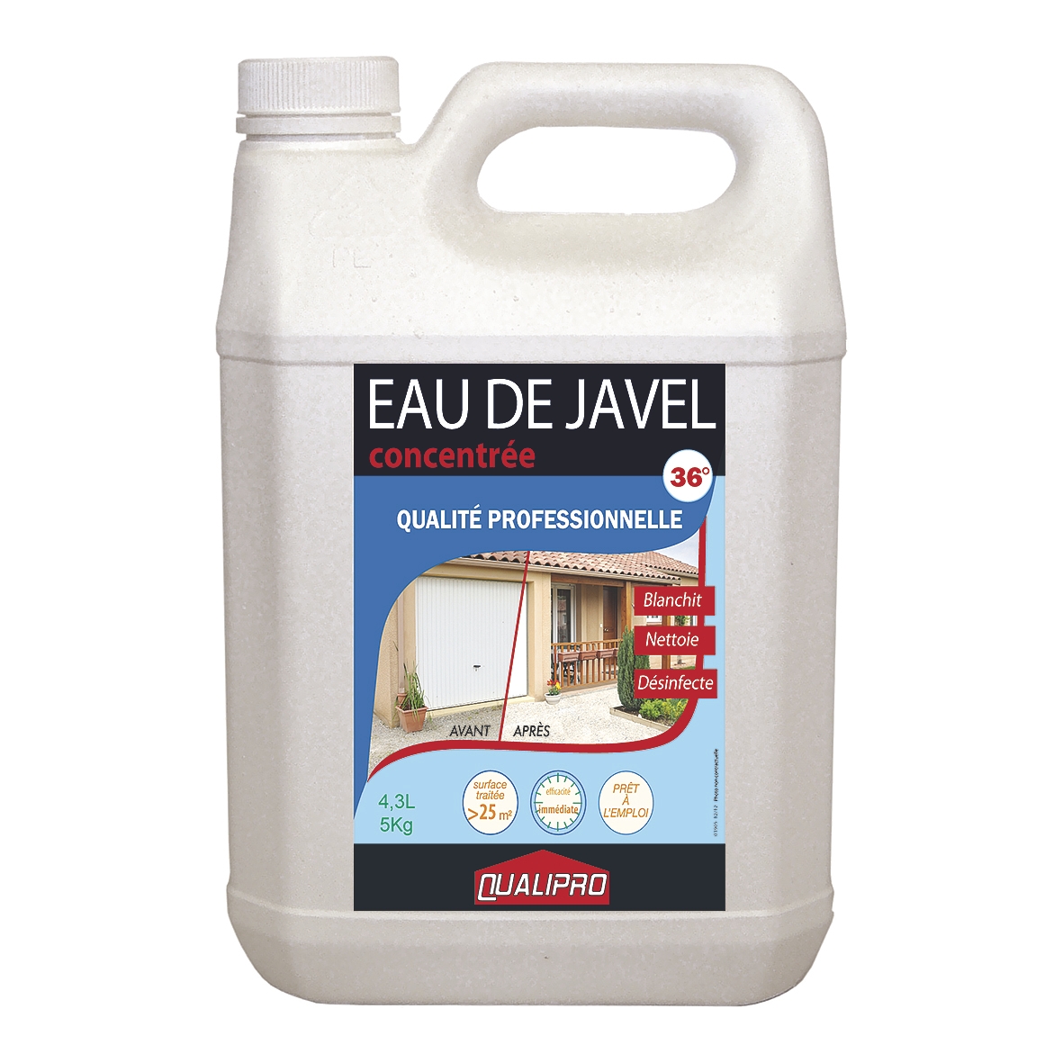 Eau de javel concentrée Qualipro Rocol
