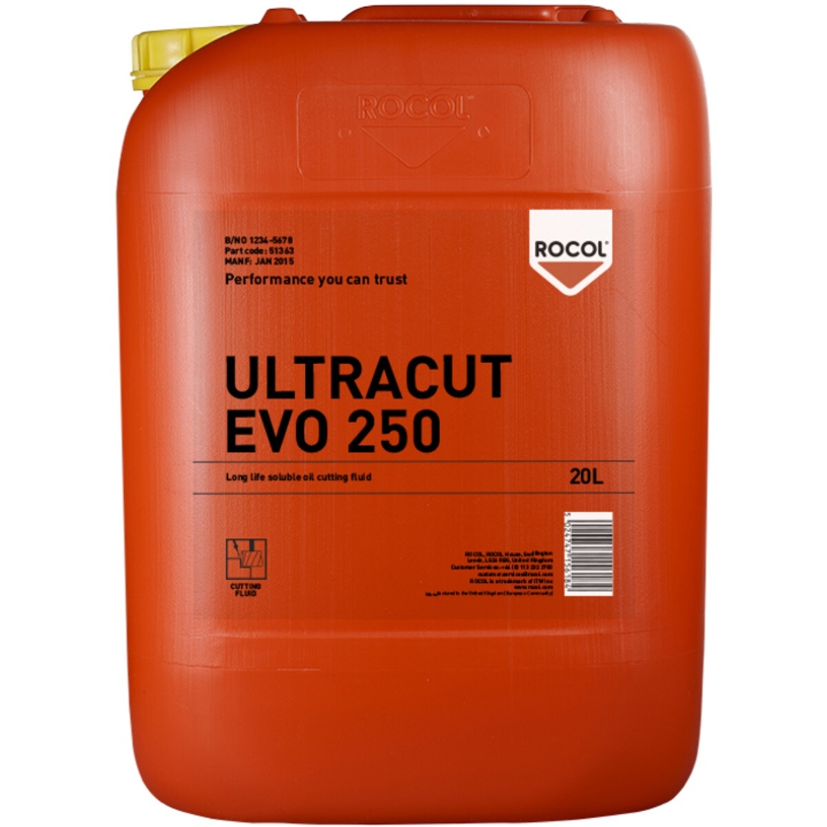 Huile ULTRACUT 250 PLUS Rocol