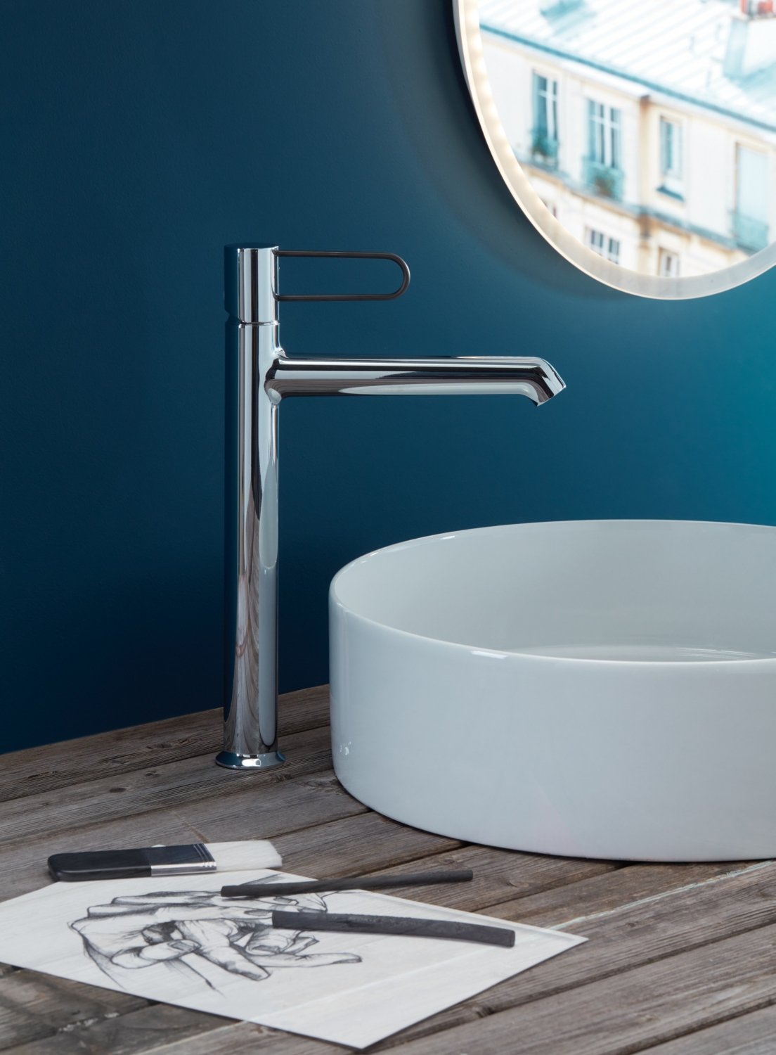Mitigeur lavabo réhaussé Odéon Rive Gauche Jacob Delafon