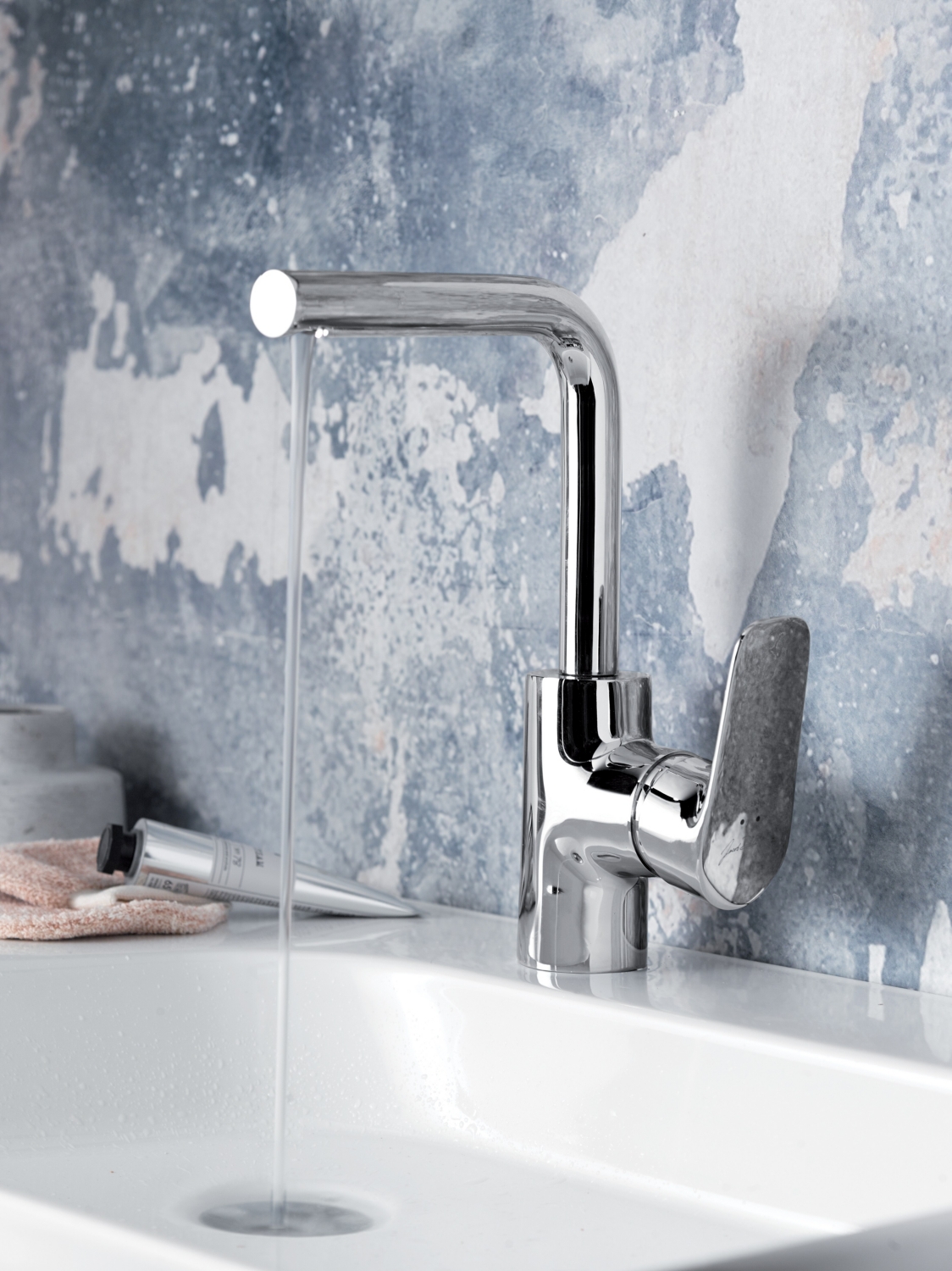 Mitigeur lavabo Aleo Ch2 - Bec haut - Avec installation rapide 5/35" Jacob Delafon