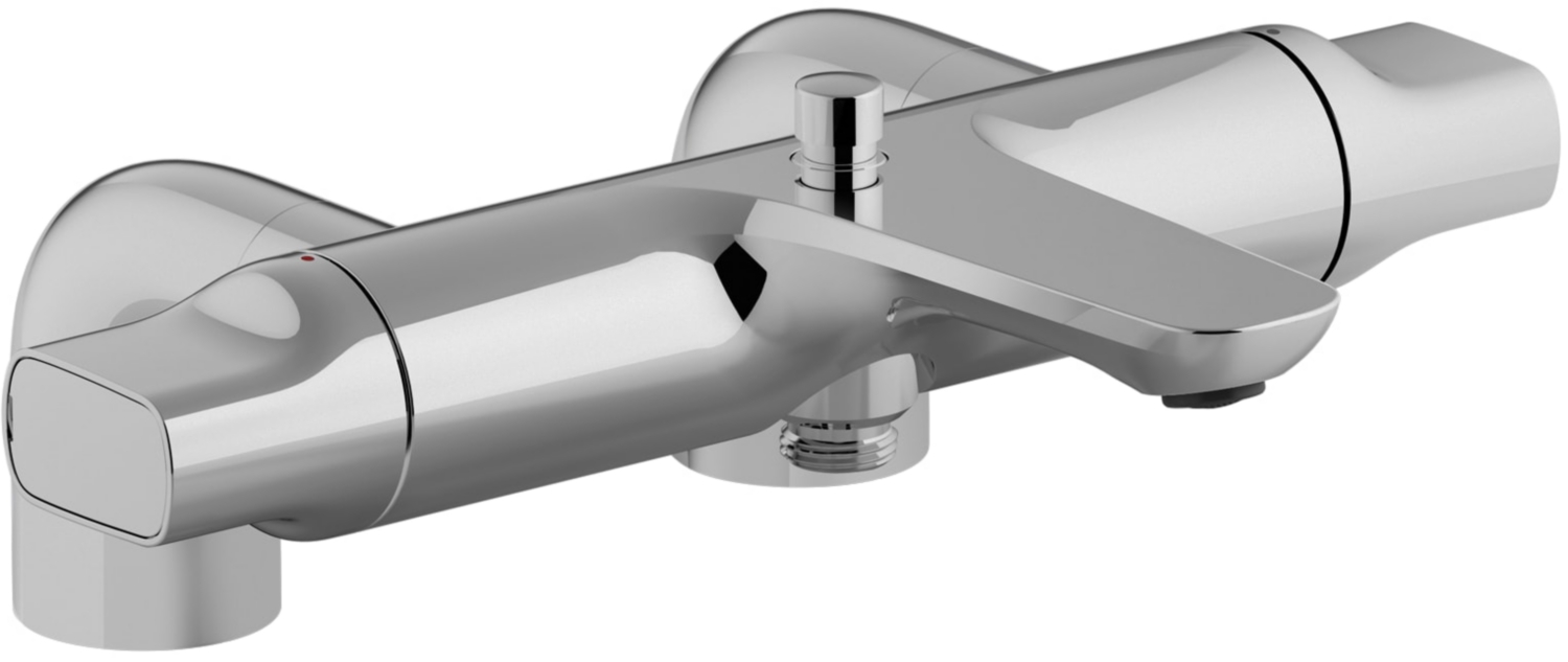 Mitigeur thermostatique bain-douche Aleo sur gorge Jacob Delafon
