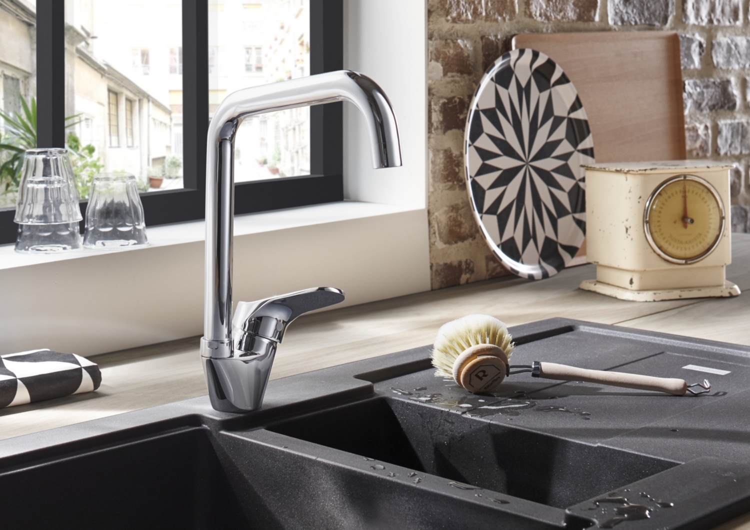 Mitigeur lavabo Brive Ch3 - Bec haut Jacob Delafon
