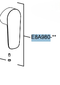 Levier commande de mitigeur Modulo