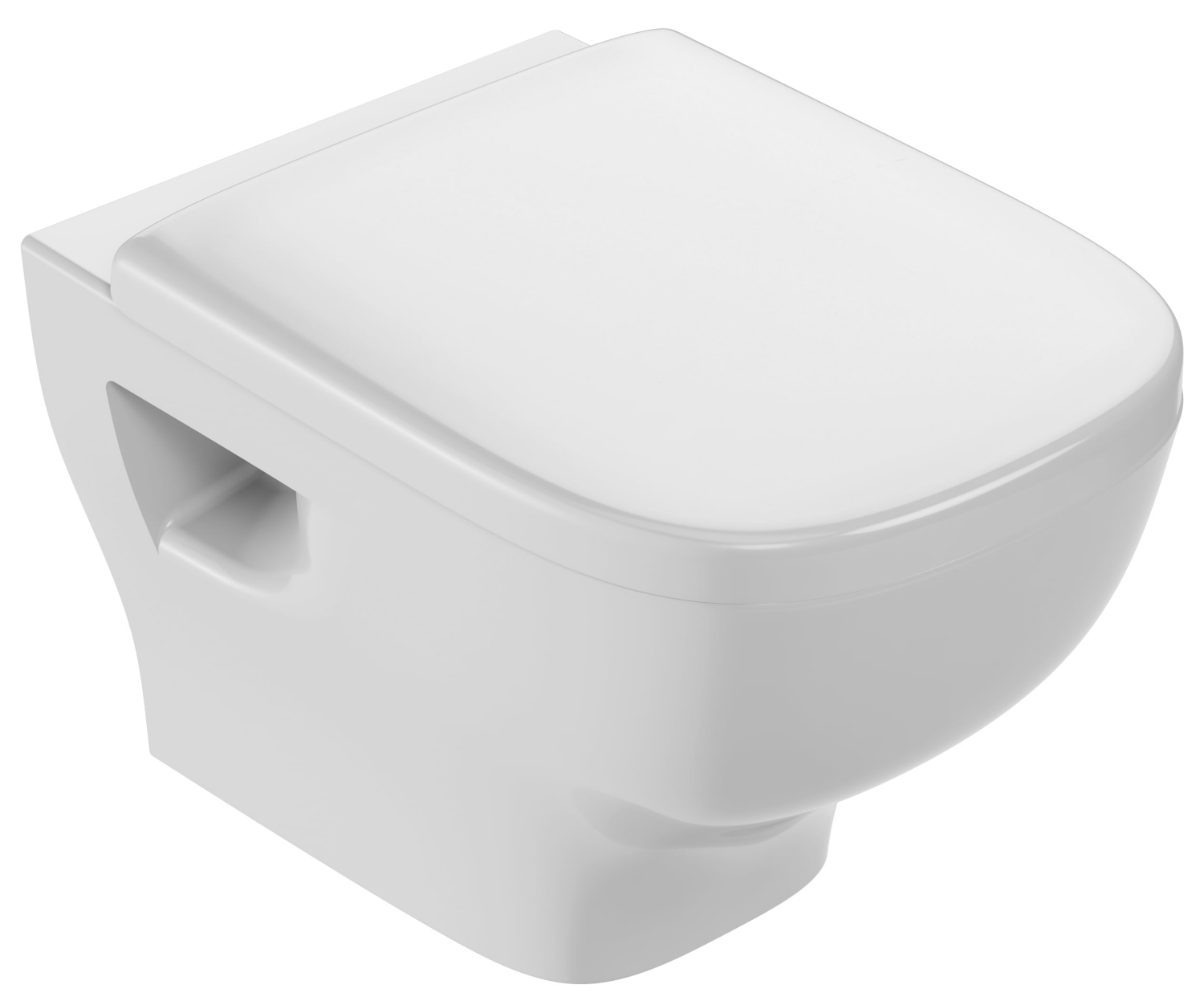 Cuvette seule suspendue Struktura compact sans bride Jacob Delafon
