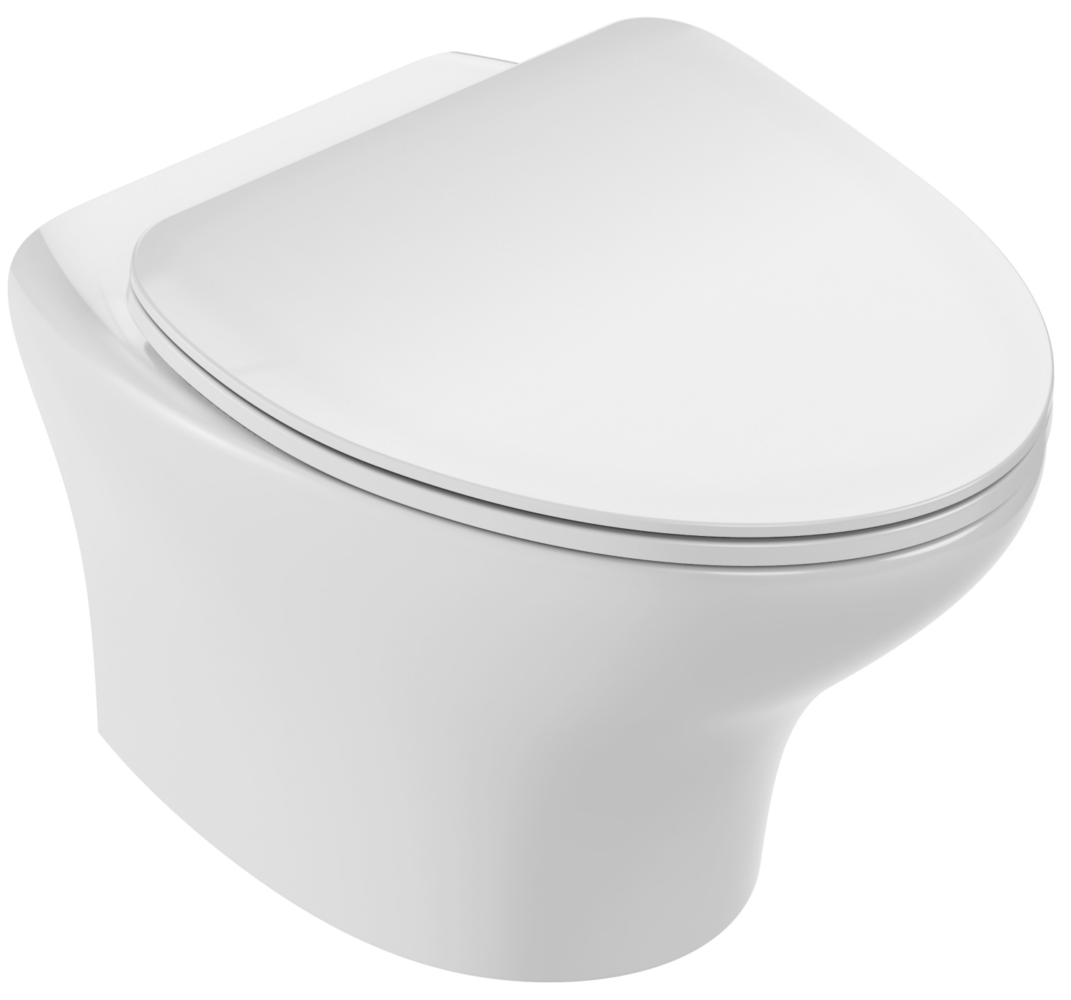 Cuvette seule suspendue Nouvelle vague compact sans bride Jacob Delafon