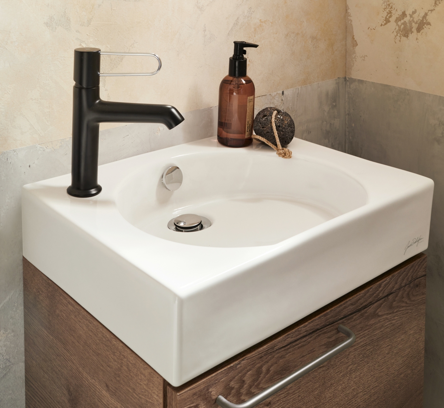 Lave-mains Odéon Rive gauche 45 cm - Trou à gauche Jacob Delafon