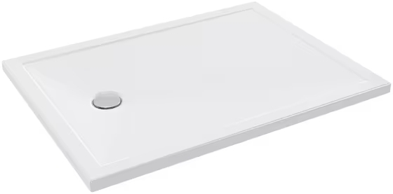 Receveur extra-plat Kyreo rectangulaire à poser ou à encastrer bonde largueur Jacob Delafon
