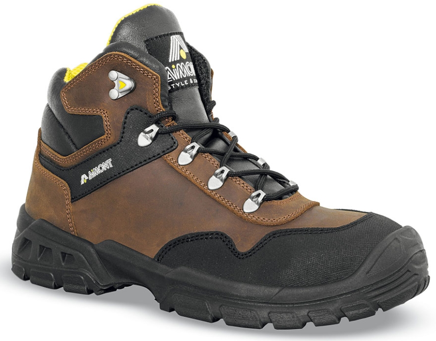 Chaussures de sécurité hautes Inox 7SP06 - Marron/Noir Aimont