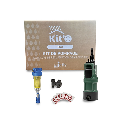Kit'O Eco - Kit alimentation pour cuve de récupération pluviale Jetly