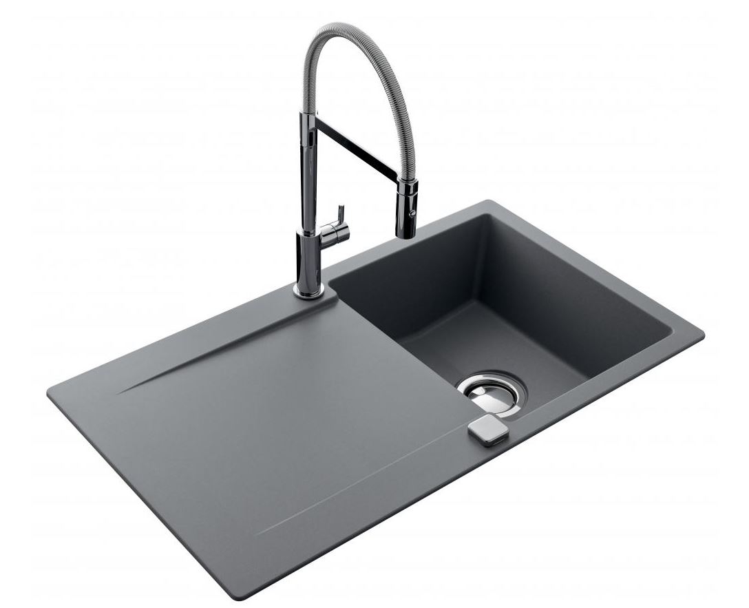 Evier Epure à encastrer - 1 cuve 1 égouttoir JS Aquatop