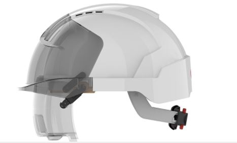 Casque de chantier Evo Vistalens avec lunettes intégrées JSP