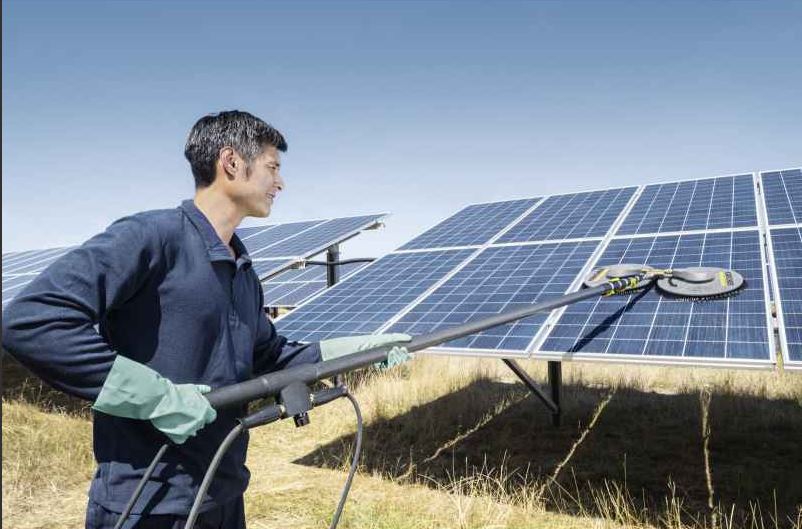 Kit iSolar 800 photovoltaïque avec barre télescopique Karcher