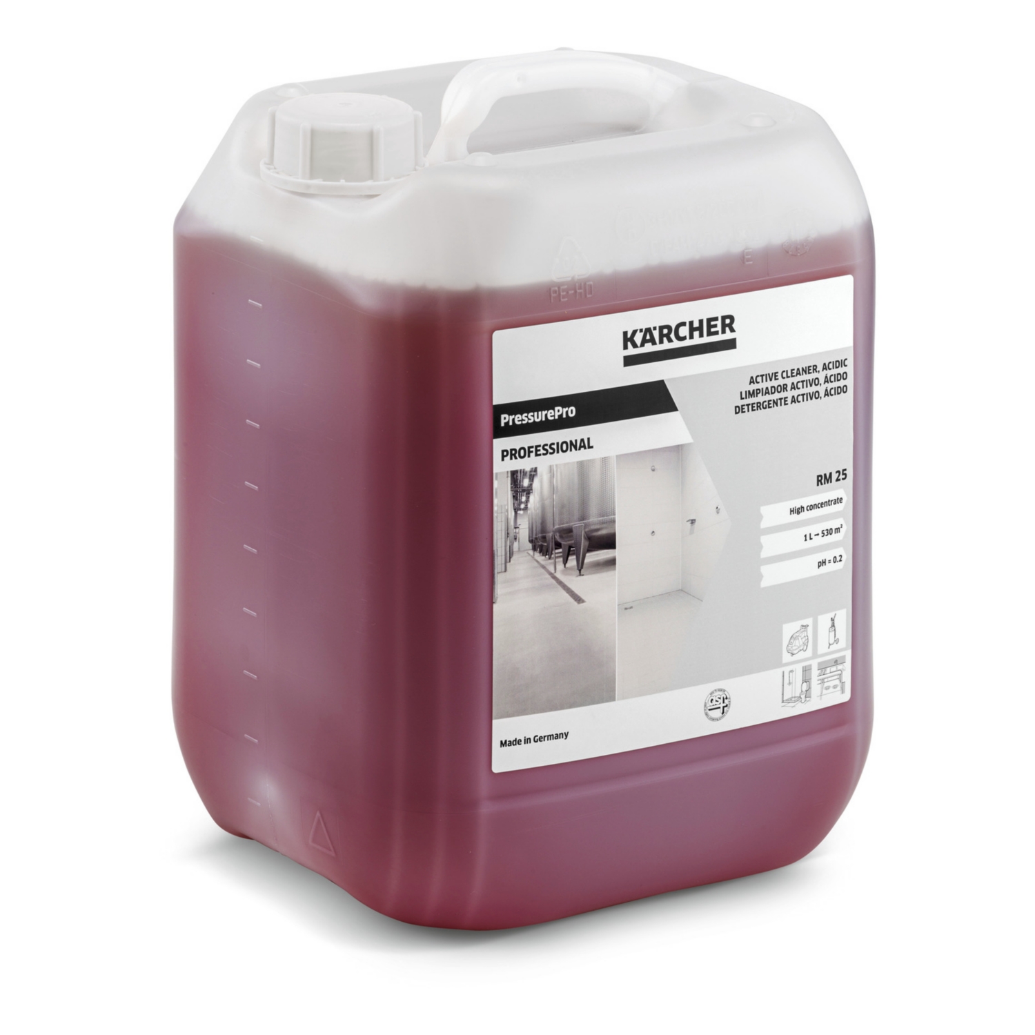  Détergent actif PressurePro. acide RM 25. 10 litres 