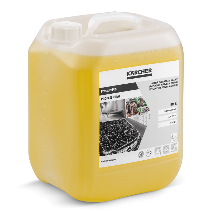 Détergent actif PressurePro, alcalin RM 81, 10l Karcher