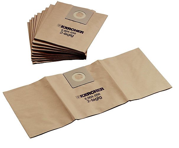 Lot de 5 sacs aspirateur papier pour NT 65 NT 70 NT 75 et NT 80 Karcher