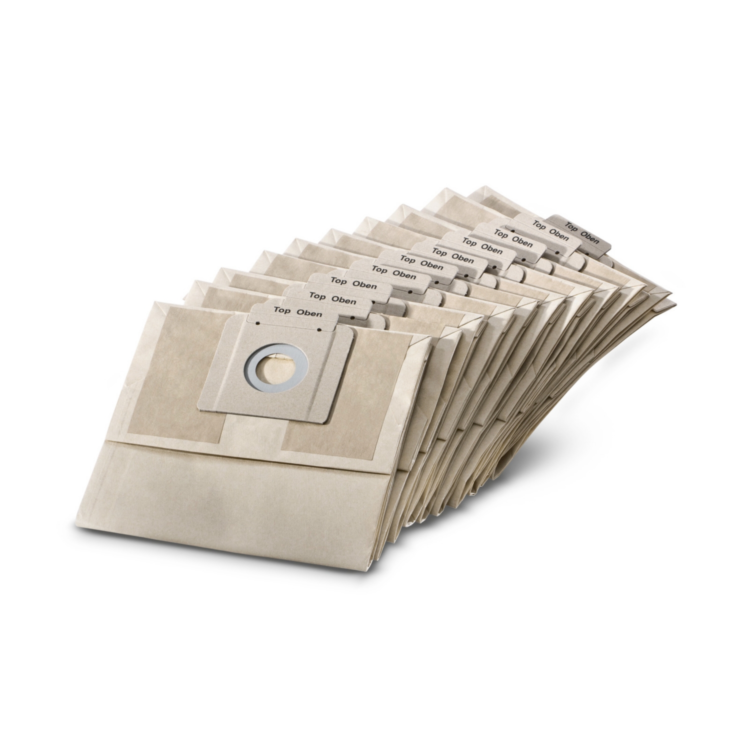 Lot de 10 sacs en papier 265 x 148 x 55 mm Karcher
