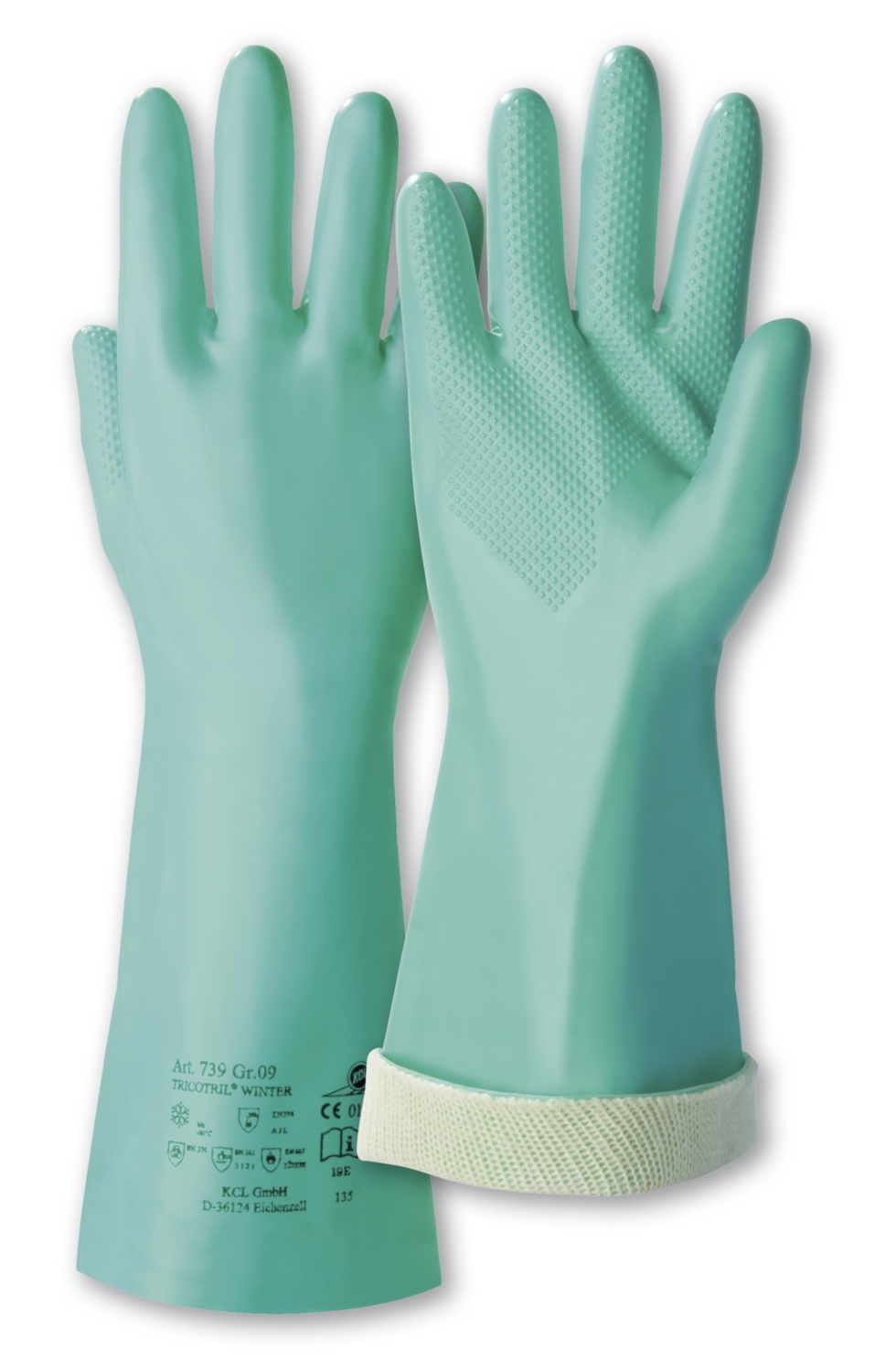 Gants de protection chimique Tricotril Winter 739 Honeywell