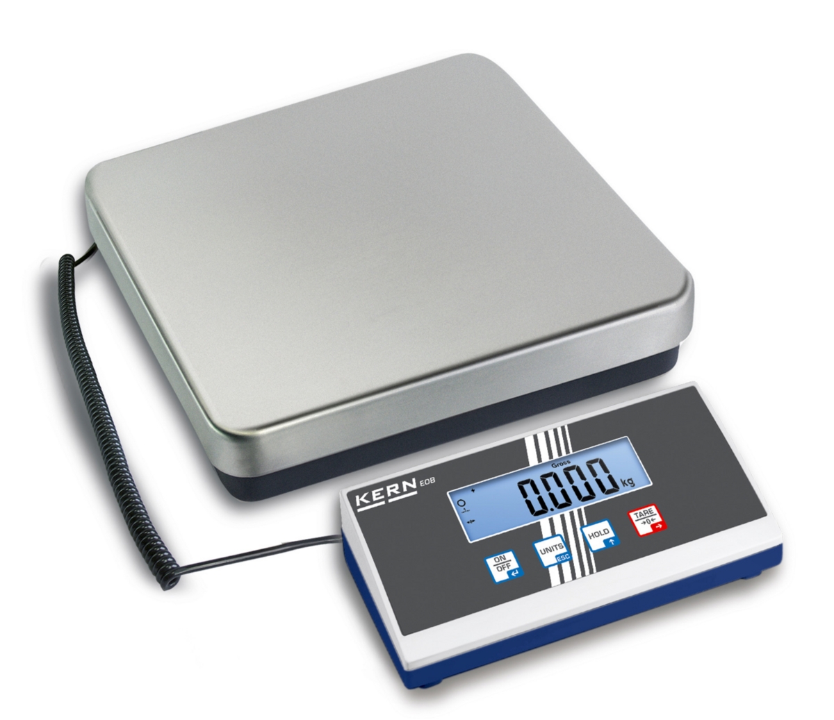 Balance plateforme grand plateau avec bloc d'alimentation