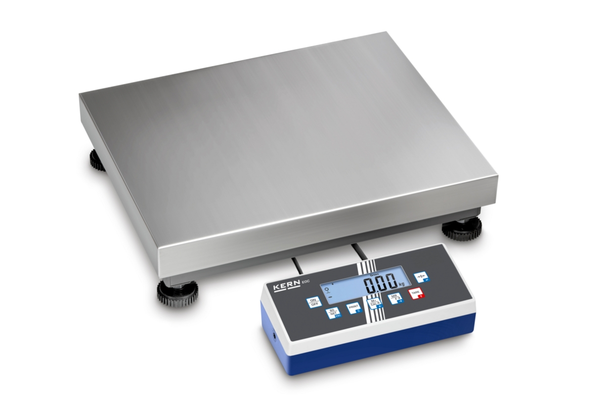 Balance plateforme grand plateau avec afficheur flip/flop