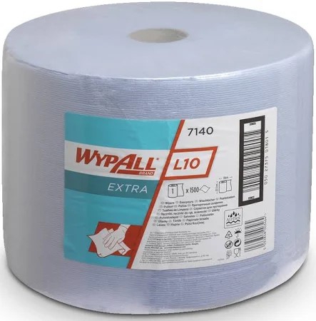 Chiffons d'essuyage Wypall® L10 - Bleu - 23,5 x 38 cm Kimberly Clark