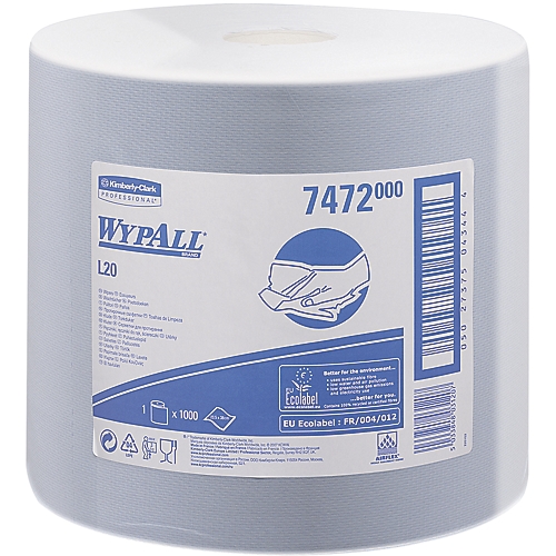 Chiffons d'essuyage Wypall® L10 - Bleu - 23,5 x 38 cm Kimberly Clark