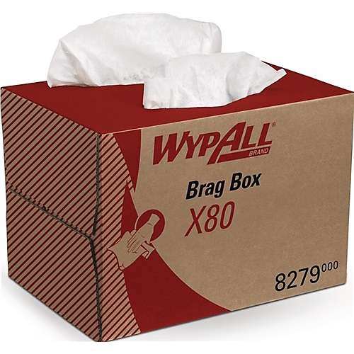 Chiffons Wypall - Boite de 160 formats - Blanc Kimberly Clark