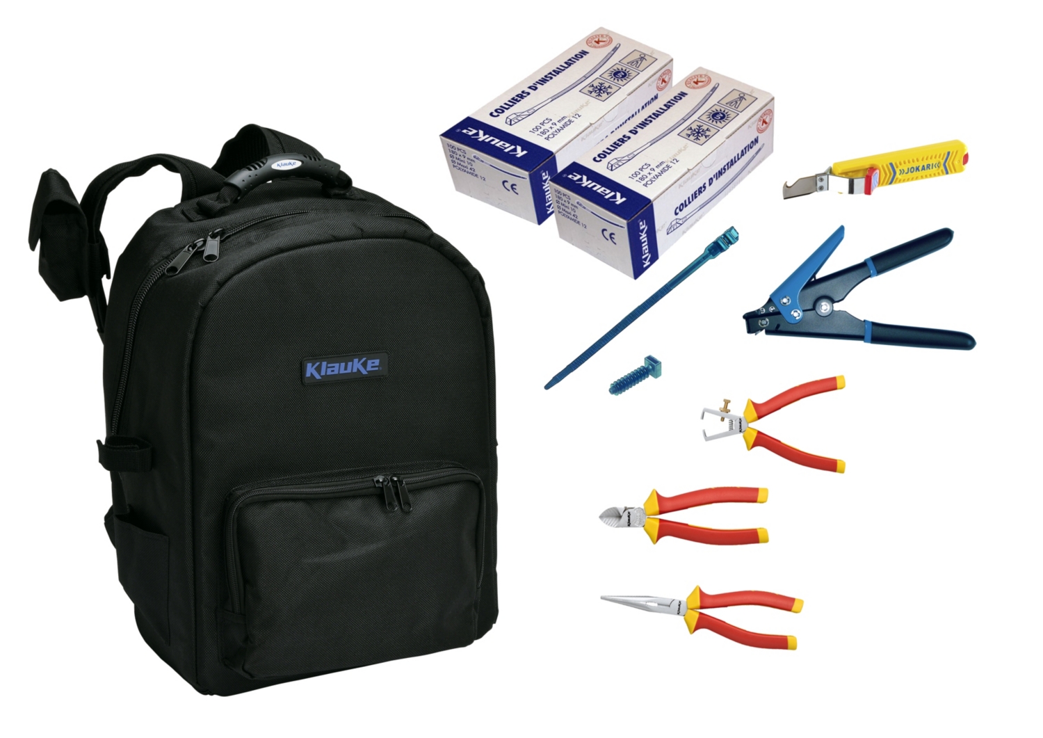 Lot sac a dos avec assortiments pour Electricien