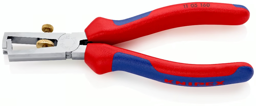 Pince à dénuder universelle avec ressort d'ouverture L 160 mm