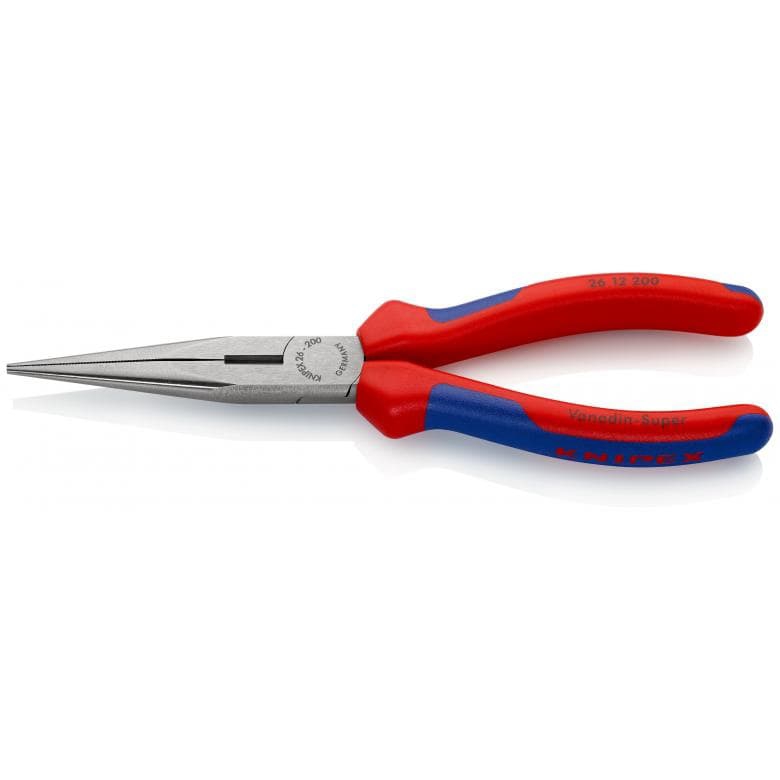 Pince demi-ronde avec tranchant - bec droit Knipex