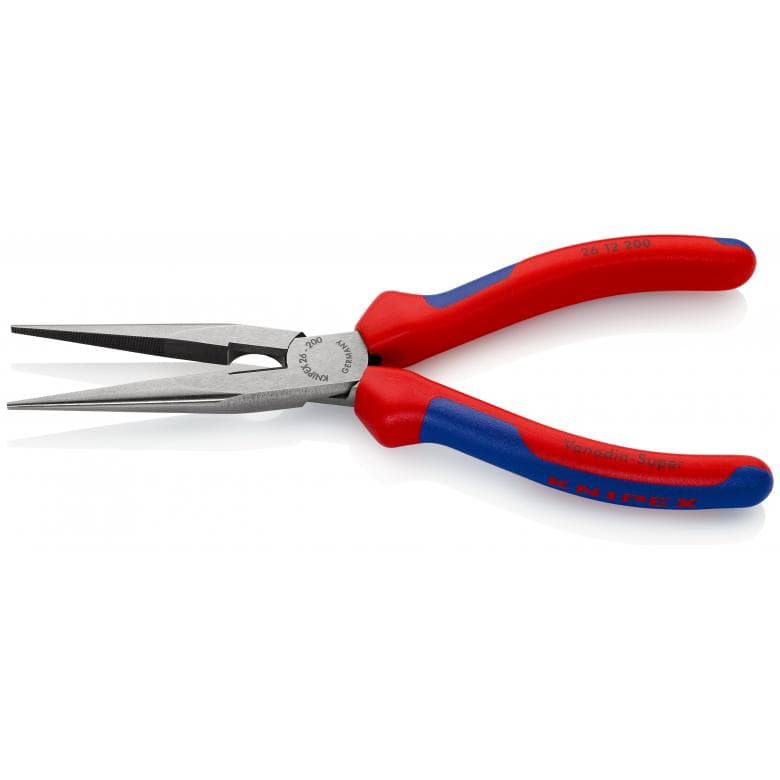 Pince demi-ronde avec tranchant - bec droit Knipex