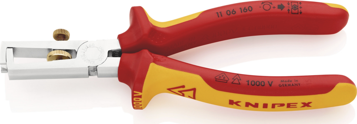 Pince à dénuder universelle 160 mm avec ressort Knipex