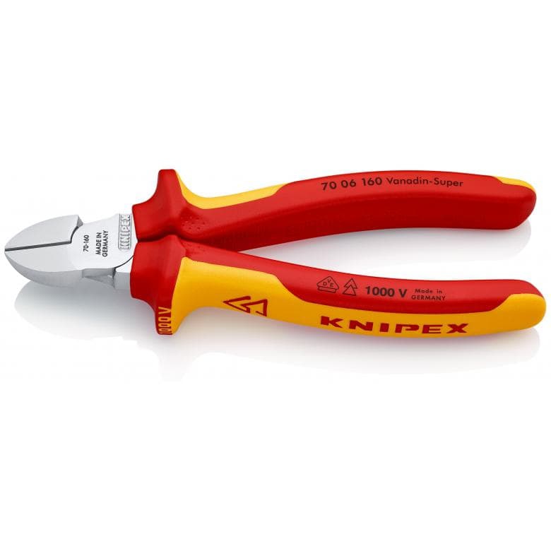 Pince coupante de côté aux multiples usages 160 mm Knipex