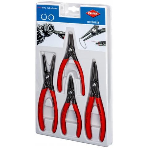 Jeu de 4 pinces de précision pour circlips 002003SB Knipex