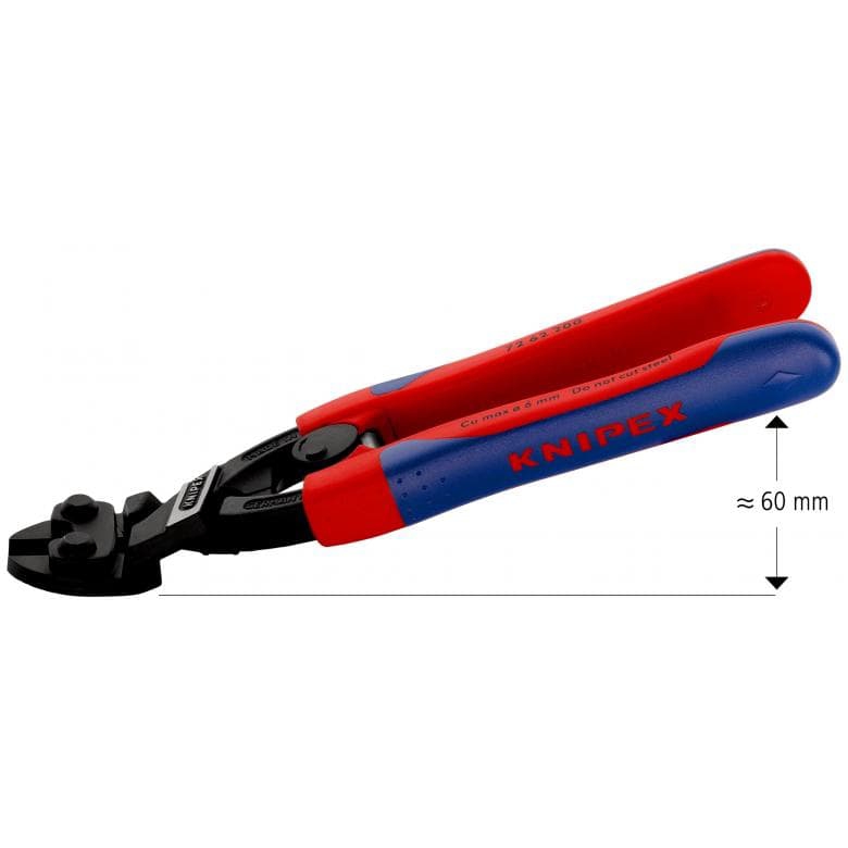 Pince coupante à ras démultipliée 7262200 Knipex