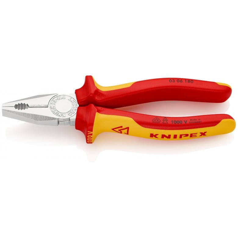 Pince universelle isolée 1000V VDE 306180 Knipex