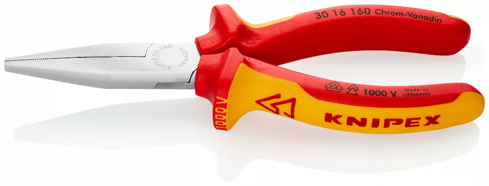 Pince à becs longs étroits VDE 1000V L 160 mm
