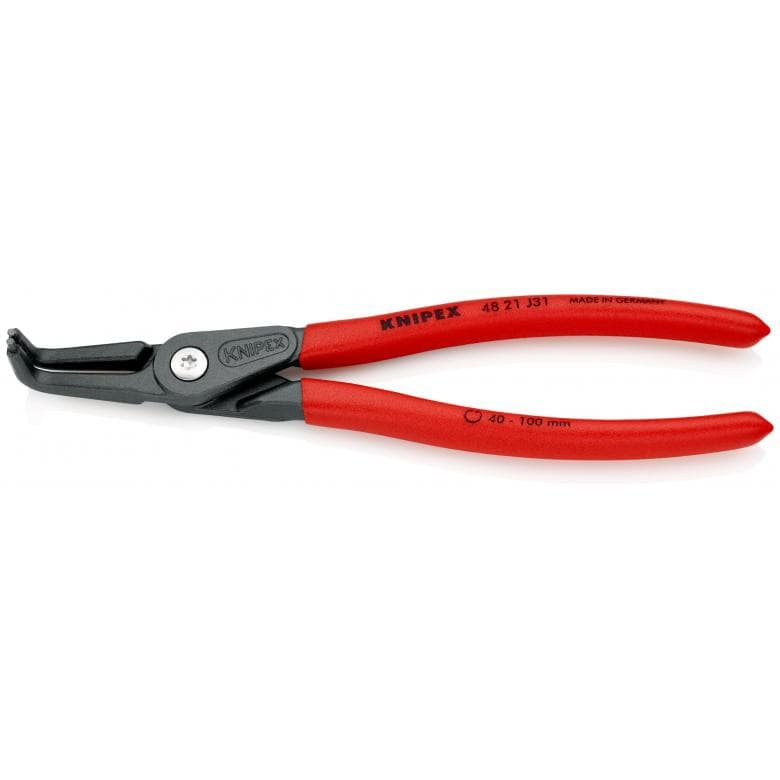 Pince de précision pour circlips intérieurs d'alésage - 130 mm Diamètre de coupe 12 à 25 mm Knipex